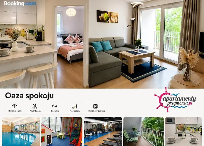 ApartamentyPrzyMorzu Apartament z basenem i bawialnią